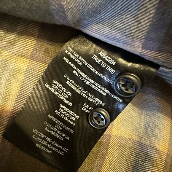 Volcom flannel - Picture 6 of 7